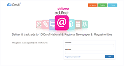 Desktop Screenshot of adfast.co.uk